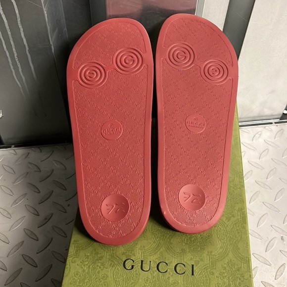 SALE!! Gucci x Doraemon limited edition GG supreme logo slides NWB FINAL DROP - Picture 8 of 10